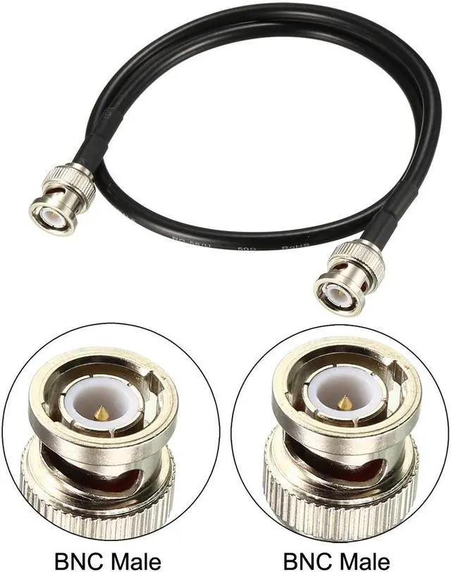 Alt view image 2 of 4 - RG58 Coaxial Cable with BNC Male to BNC Male Connectors 50 Ohm 20 Inch