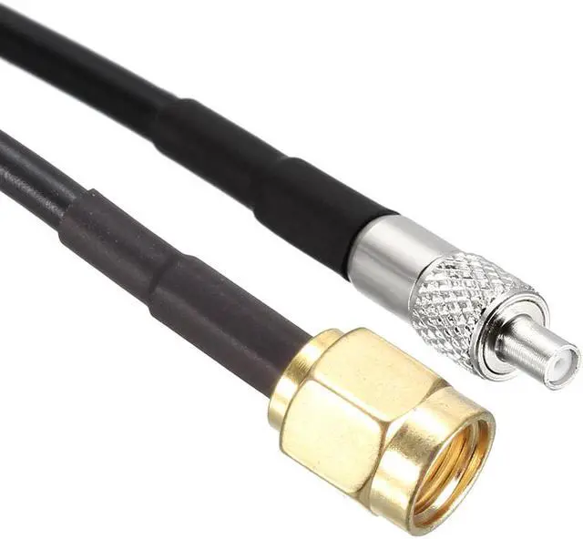 Alt view image 3 of 4 - RP-SMA Male to TS9 Female RG174 RF Coaxial Cable 10 Inch 2pcs