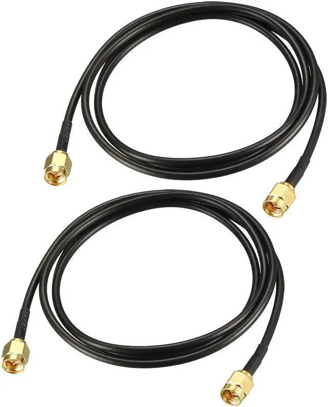 Alt view image 5 of 7 - SMA Male to SMA Male Coaxial Cable 50 ohm 3 feet RG174 2pcs