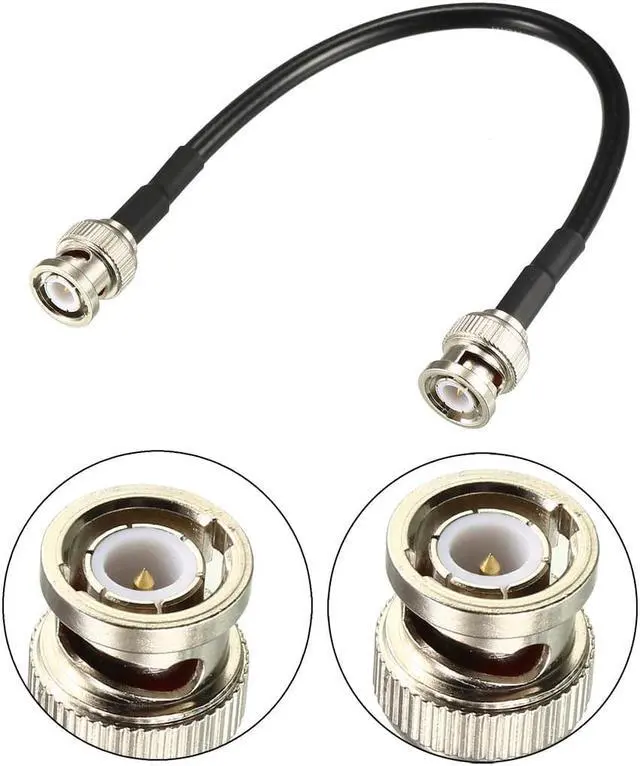 Alt view image 2 of 4 - RG58 Coaxial Cable with BNC Male to BNC Male Connectors 50 Ohm 8 Inch