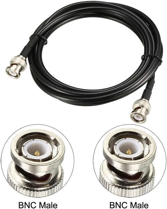 Alt view image 2 of 4 - RG58 Coaxial Cable with BNC Male to BNC Male Connectors 50 Ohm 10 ft
