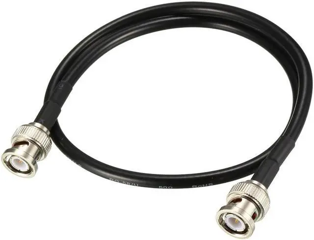 Main image of RG58 Coaxial Cable with BNC Male to BNC Male Connectors 50 Ohm 20 Inch