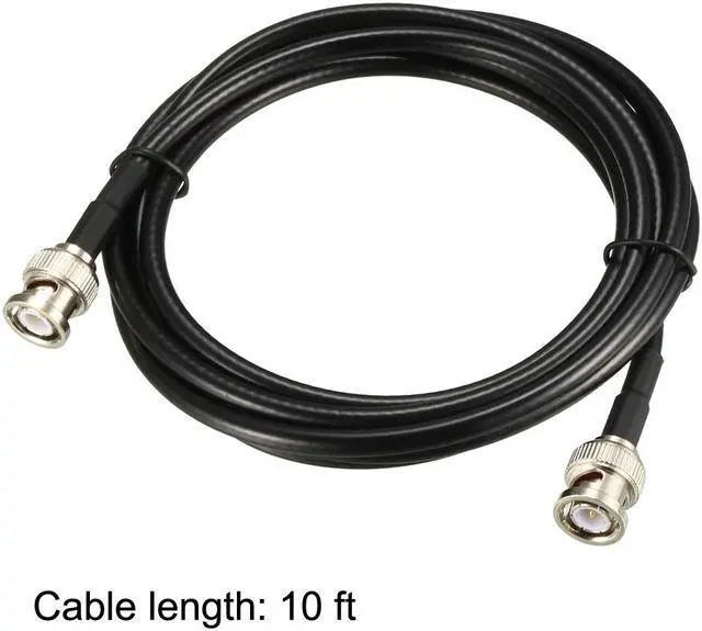 Alt view image 4 of 4 - RG58 Coaxial Cable with BNC Male to BNC Male Connectors 50 Ohm 10 ft 2pcs
