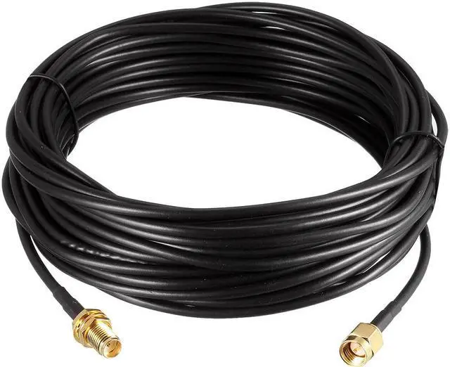 Main image of SMA Extension Cable SMA Male to SMA Female Antenna RF Coax Cable RG174 33 ft