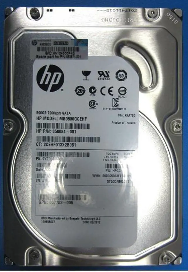 Main image of HPE 658083-001 Midline - HDD - 500 GB - SATA 6Gb/s Refurbished