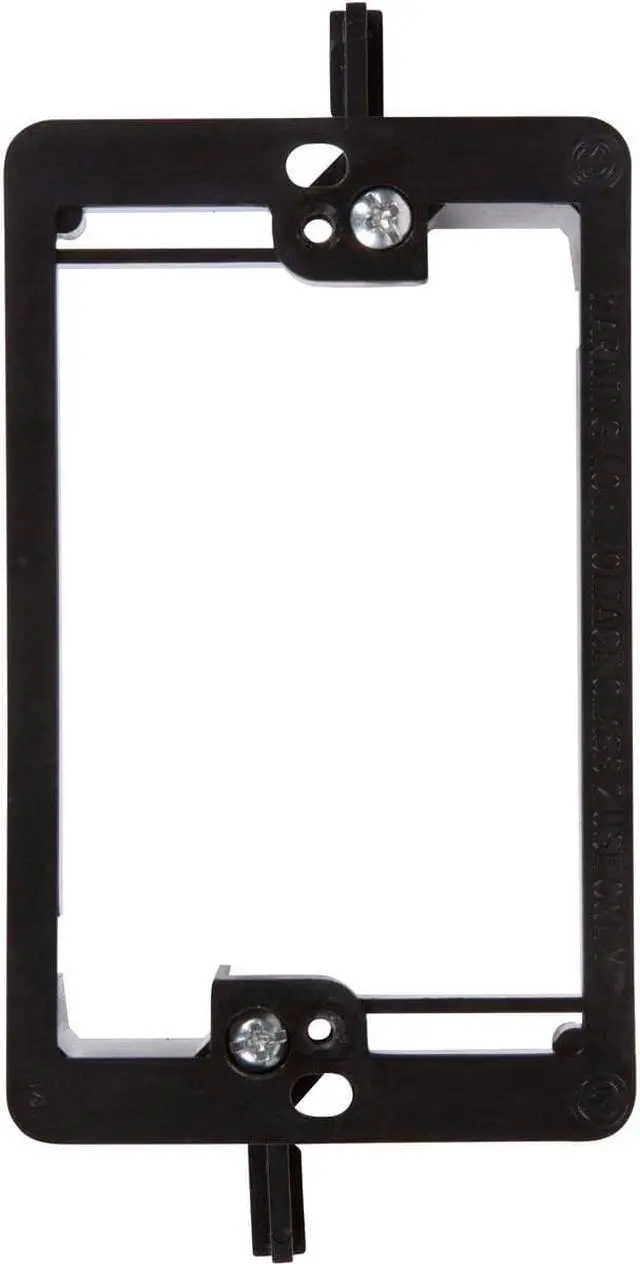 Alt view image 7 of 8 - Buyer's Point HDMI Wall Plate with 6-Inch Pigtail Built-In Flexible Hi-Speed HDMI Cable with Ethernet, 2-Piece Decora, Single Outlet Port Insert, Perfect for Home Theater Systems Pack of black