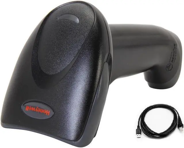 Main image of Honeywell Hyperion 1300g Wired Light Industrial Linear-imaging 1D Barcode Scanner, RS232/USB/KBW/IBM, USB Kit, Black - 1300G-2USB