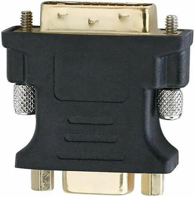 Alt view image 6 of 6 - DVI to VGA Adapter DVI-I Male to VGA Female Converter 24+5 Gold Plated Connector