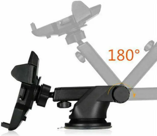 Alt view image 5 of 7 - 360° Mount Holder Car Windshield Stand For Mobile Cell Phone iPhone  GPS