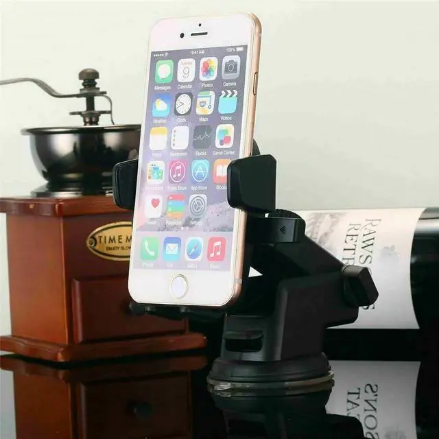 Alt view image 2 of 7 - 360° Mount Holder Car Windshield Stand For Mobile Cell Phone iPhone  GPS