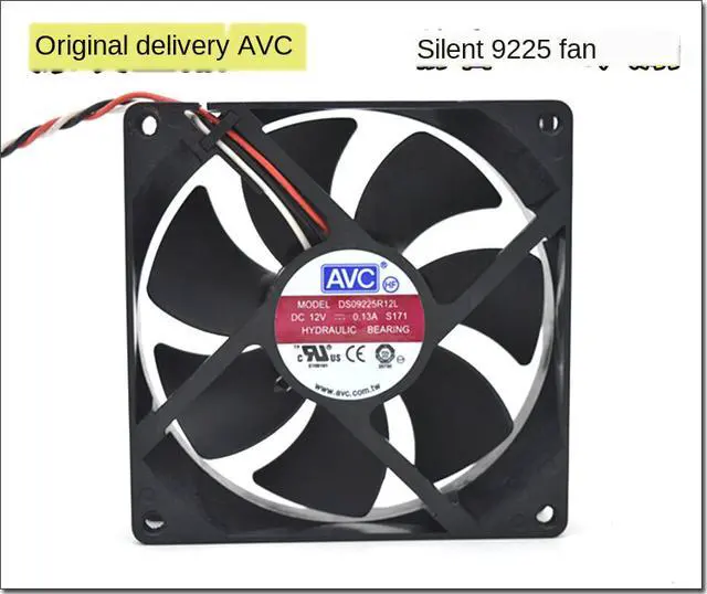 Alt view image 2 of 2 - DS09225R12L For Avc 9225 12V 0.13A Ultra-Quiet 9cm Chassis Fan CPU Fan Desktop Computer Cooling fan