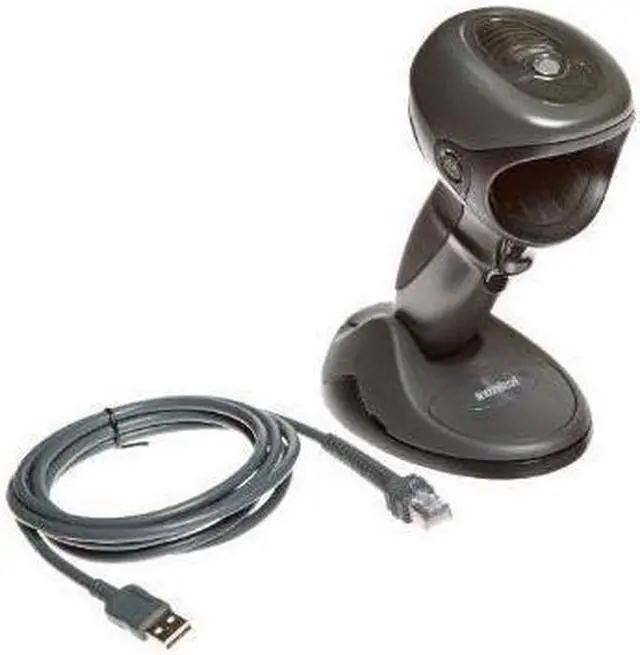 Main image of 2pcs* Symbol DS9808 Barcode Scanner Hands-Free for POS, PC, Laptop | Scans 1D, 2D, QR Code, Phone/Computer Screens, USB Cable Included DS9808-SR