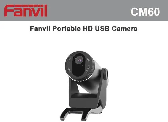 Alt view image 2 of 8 - Fanvil CM60 Portable HD USB Camera 1080P Resolution
