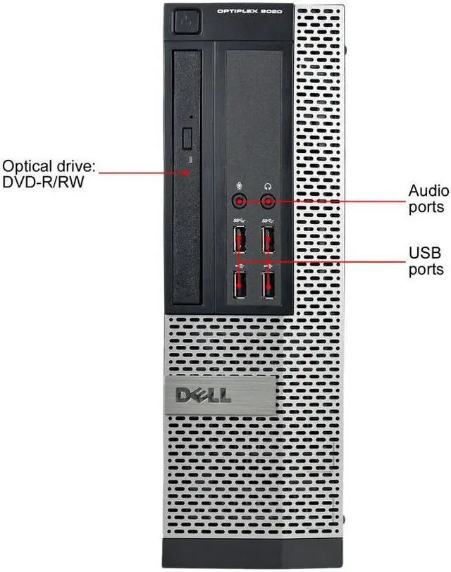 Alt view image 2 of 5 - Dell Optiplex 9020 SFF Small Form Factor Desktop Computer Package 19" Monitor | Intel Core i5 4th Gen | 16GB |2TB Hard drive | Windows 10 Home