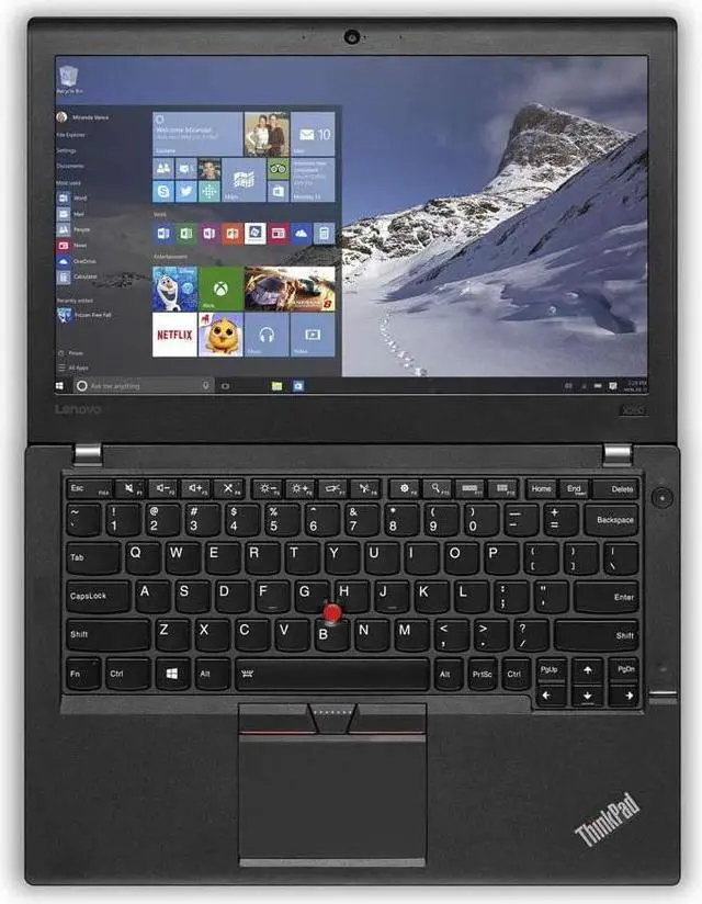 Alt view image 2 of 7 - Lenovo ThinkPad x260 12.5" HD 1366 x 768 Ultrabook Notebook – 8th Gen Intel Core i5-6300U 1TB SSD 8GB DDR4 RAM Webcam Windows 10 Pro