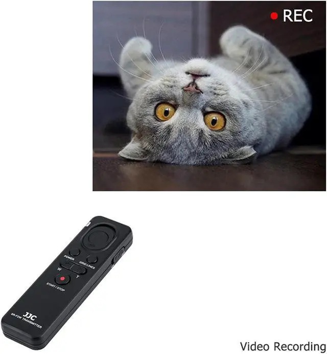 Alt view image 5 of 7 - JJC RMT-VP1K Wireless Remote Control for Sony ZV-1 ZV1 A7 III A7R IV III A7S II A9 A6000 A6100 A6300 A6400 A6600 RX100 VII VA V FDR-AX33 AX43 AX53 AX100 AX700 HDR-CX405 CX440 CX455 CX675 CX900 & More