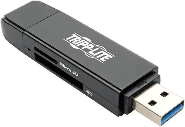 Main image of Tripp Lite USB C Memory Card Reader Adapter 2-in-1 USB-A / USB-C USB Type C, USB 3.1 Gen 1 (U452-000-SD-A)