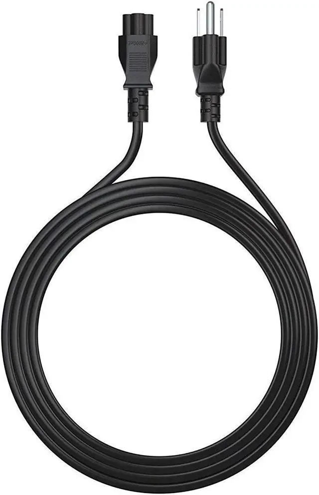 Alt view image 3 of 4 - Pwr 6 Ft Mickey Mouse Plug Ac Power Supply Cord AC Adapter Laptop Notebook Computer Charger Cable: IEC-60320 IEC320 C5 to NEMA 5-15P