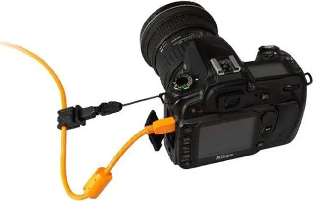 Alt view image 4 of 4 - Starter Tethering Kit w/TetherPro USB 2.0 to Mini-B 5-Pin Cable, 15 (4.6m), High-Visibility Orange