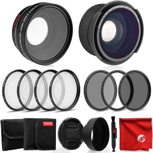 Opteka 0.35X HD Super Wide Angle Panoramic Macro Fisheye Lens with