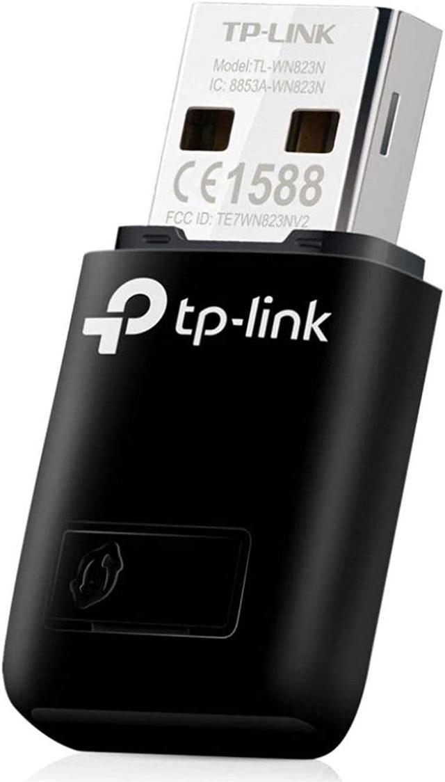 Destello Boquilla Estado TP-Link TL-WN823N N300 Mini USB Wireless WiFi network Adapter for pc, Ideal  for Raspberry Pi,Black Wireless Adapters - Newegg.com