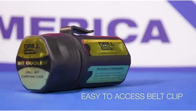 Alt view image 5 of 7 - Drill America 29 Piece Heavy Duty High Speed Steel Drill Bit Set with Black and Gold Finish in Round Case (1/16" - 1/2" x 64ths), KFD Series