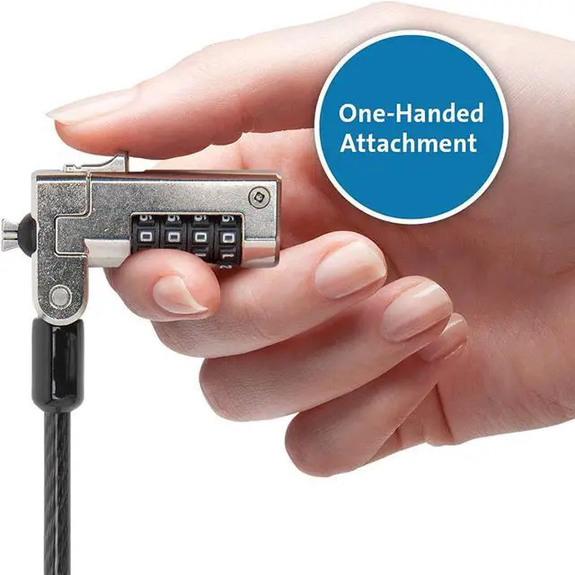 Alt view image 5 of 6 - Kensington N17 Dell Cable Lock for Laptops with Wedge Lock Slot - Combination Lock - (K68008WW)