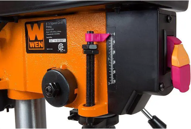 Alt view image 5 of 5 - WEN 4208 8 in. 5-Speed Drill Press