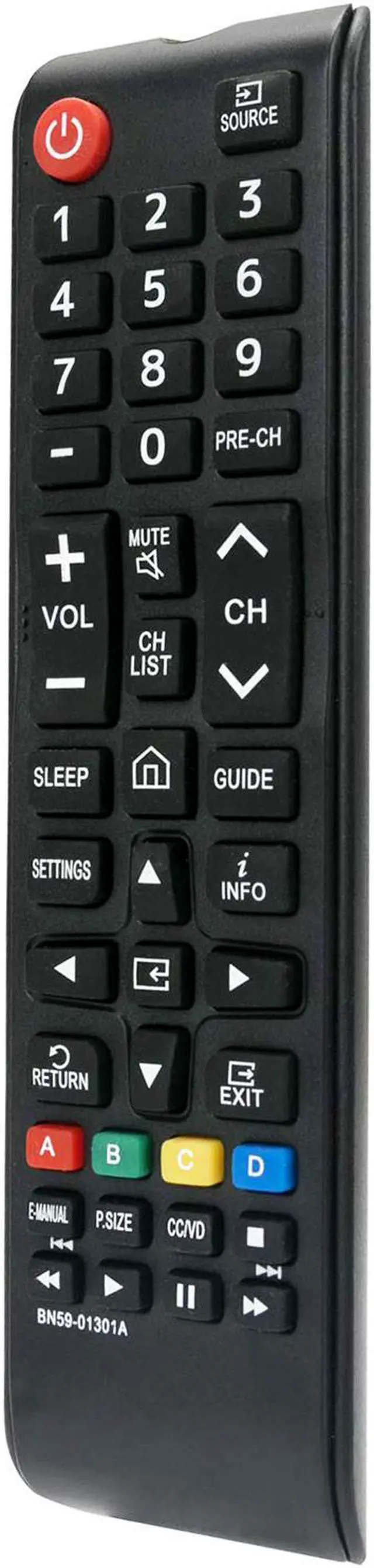 Alt view image 3 of 4 - New BN59-01301A Remote Control Compatible with Samsung Smart LED TV UN32M4500 UN32N5300 UN43N5300 UN40NU7100 UN40NU710D UN40NU7200 UN43NU7100 UN43NU710D UN43NU7200 UN50NU6900 UN50NU7100 UN50NU710D