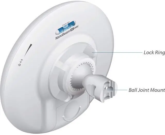Alt view image 2 of 3 - Ubiquiti NanoBeam ac Gen2 High-Performance airMAX ac Bridge (NBE-5AC-Gen2-US)