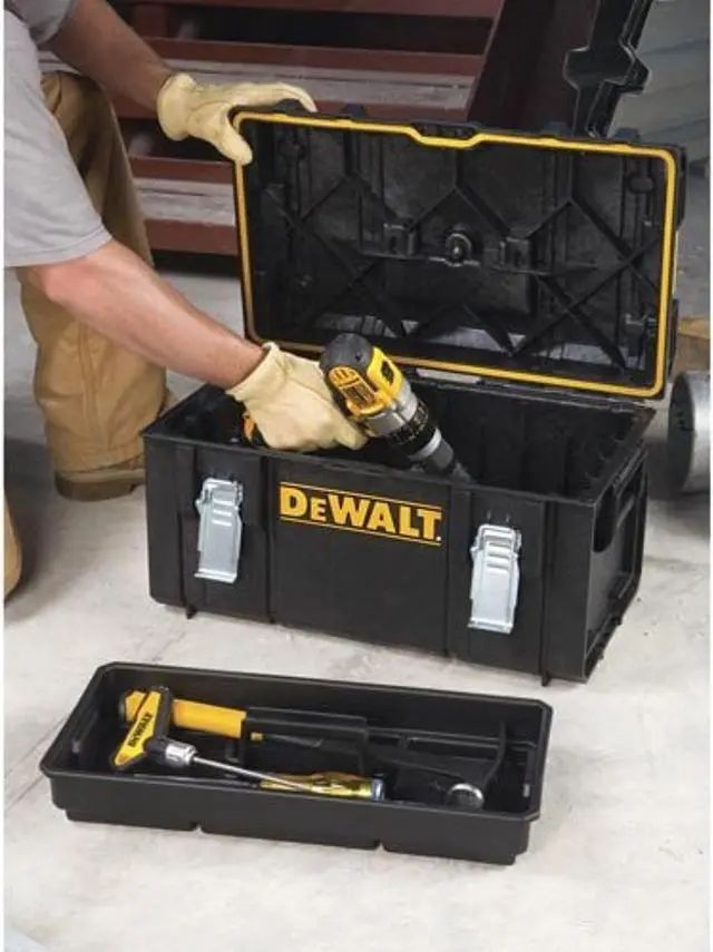 Alt view image 2 of 3 - DEWALT Tool Box, Tough System, Large (DWST08203)
