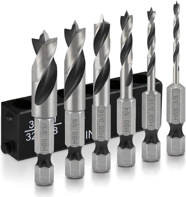 Hex Shank Drill Bit Set (6 pc)