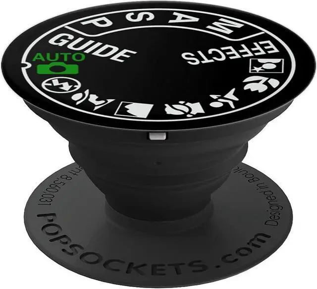 Main image of Photographer Gift DSLR Camera Command Dial PopSockets Grip and Stand for Phones and Tablets