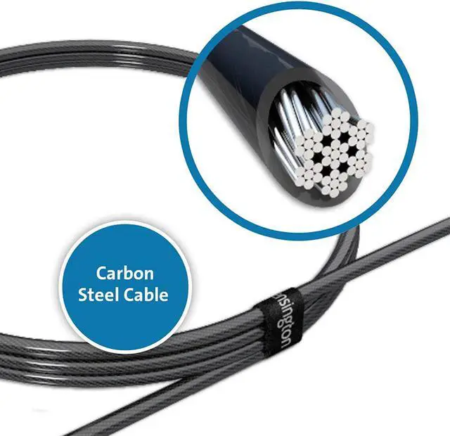 Alt view image 4 of 6 - Kensington N17 Dell Cable Lock for Laptops with Wedge Lock Slot - Combination Lock - (K68008WW)