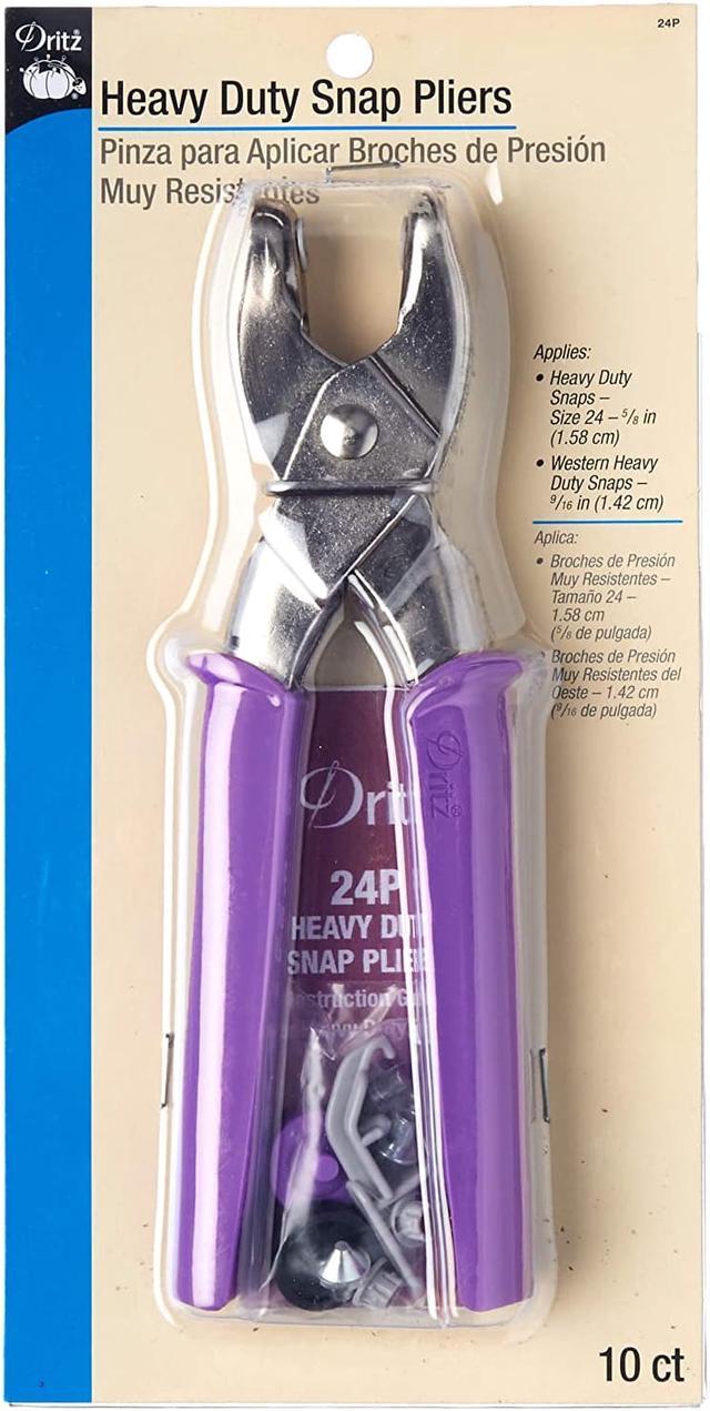 How to Attach Heavy Duty Snaps with Dritz Snap Pliers 