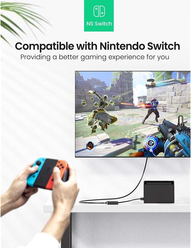Alt view image 3 of 7 - UGREEN Ethernet Adapter USB 2.0 to 10/100 Network RJ45 LAN Wired Adapter for Nintendo Switch, Wii, Wii U, MacBook, Chromebook, Windows 10, 8.1, Mac OS, Surface Pro, Linux ASIX AX88772 Chipset (Black)