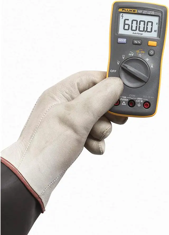 Alt view image 2 of 4 - Fluke 107 Ac/dc Current Handheld Digital Multimeter by Fluke, Gray