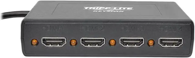 Alt view image 2 of 7 - Tripp Lite 4-Port Mini DisplayPort to HDMI Multi Stream Transport Hub, MDP 1.2, MDP to HDMI, 3840x2160 4K x 2K @ 24/30Hz (B155-004-HD-V2)