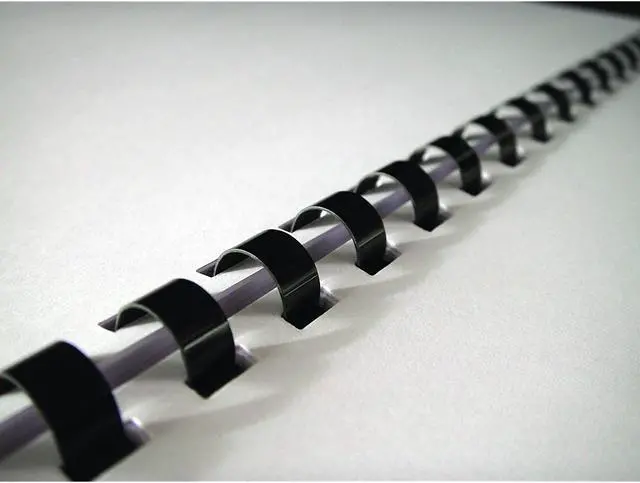 Alt view image 3 of 4 - Fellowes 52326 Plastic Comb Bindings, 1/2" Diameter, 90 Sheet Capacity, Black (Pack of 100 Combs)