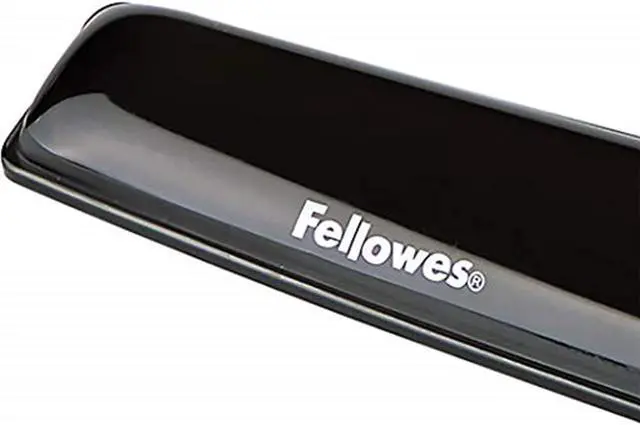 Alt view image 3 of 5 - Fellowes Crystal Black Wrist Rest (9112201)