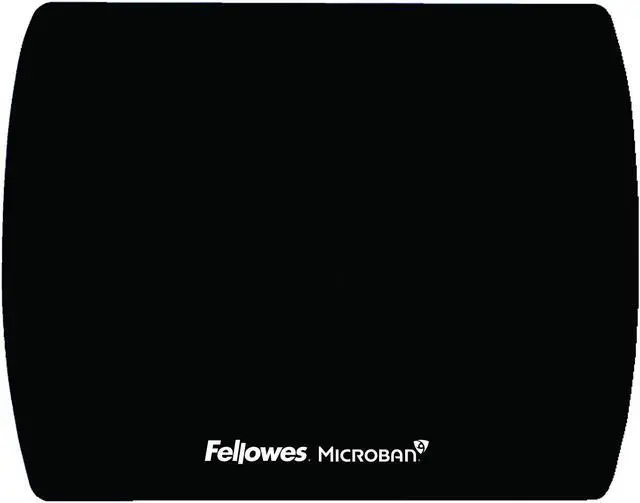 Main image of Fellowes Microban Black Ultra Thin Mouse Pad (5908101)