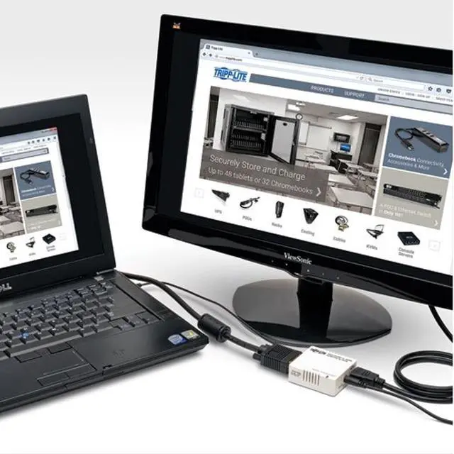 Alt view image 3 of 4 - Tripp Lite VGA with Audio to HDMI Converter/Scaler (P116-000-HDSC1 ),White