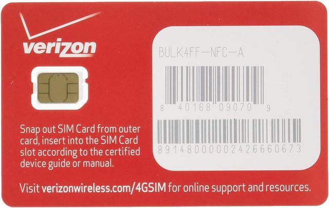 verizon wireless sim card