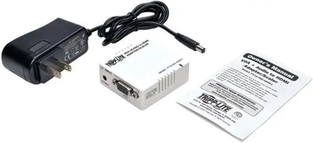 Alt view image 4 of 4 - Tripp Lite VGA with Audio to HDMI Converter/Scaler (P116-000-HDSC1 ),White