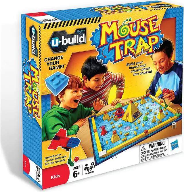 Alt view image 7 of 7 - Hasbro Games U-Build Mouse Trap Game