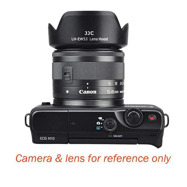 Alt view image 5 of 7 - JJC LH-EW53 Dedicated Bayonet Lens Hood for Canon EF-M 15-45mm f/3.5-6.3 is STM Lens, Canon 15-45mm is STM Lens Hood Shade, Replacement of Canon EW-53 Lens Hood