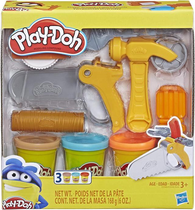 Play-Doh Toolin Around Toy Tools Set for Kids with 3 Non-Toxic