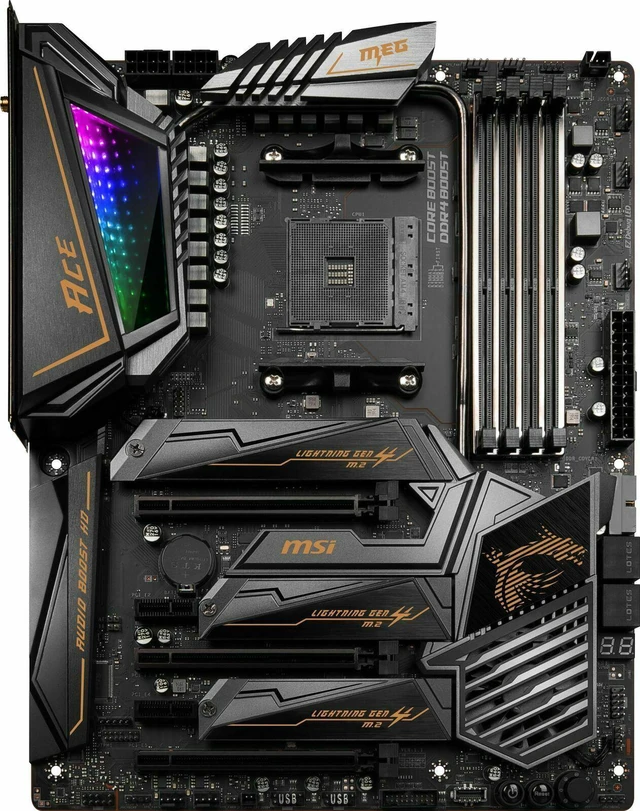 MSI Enthusiast Gaming AMD Ryzen 2ND & 3rd Gen X570 AM4 DDR4 PCIe 4 M.2 ...