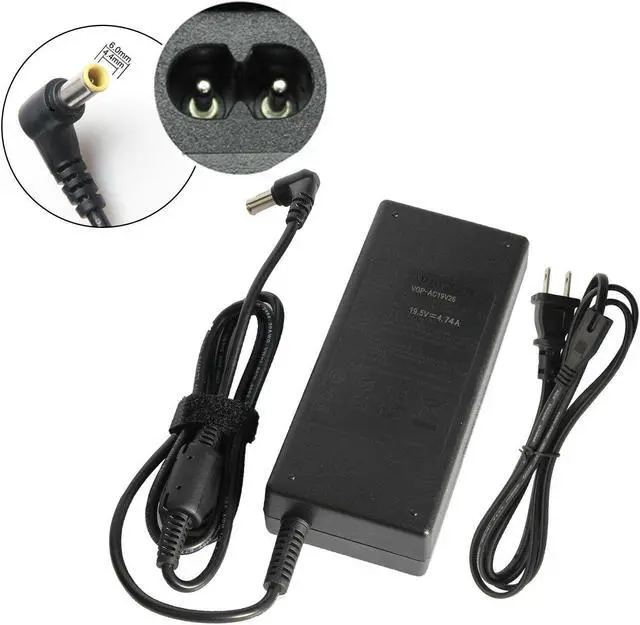 Alt view image 7 of 7 - For Sony Vaio PCG-81114L PCG-81115L PCG-61511L PCG-61611L AC Adapter Charger 90W