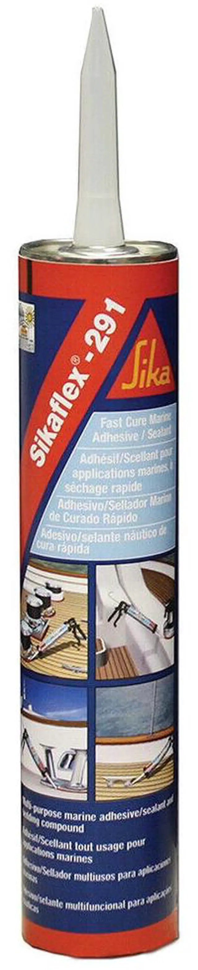 Alt view image 3 of 4 - Sika 90923  flex 291 Fast Cure Adhesive  Sealant 10.3oz(300ml) Cartridge - Black